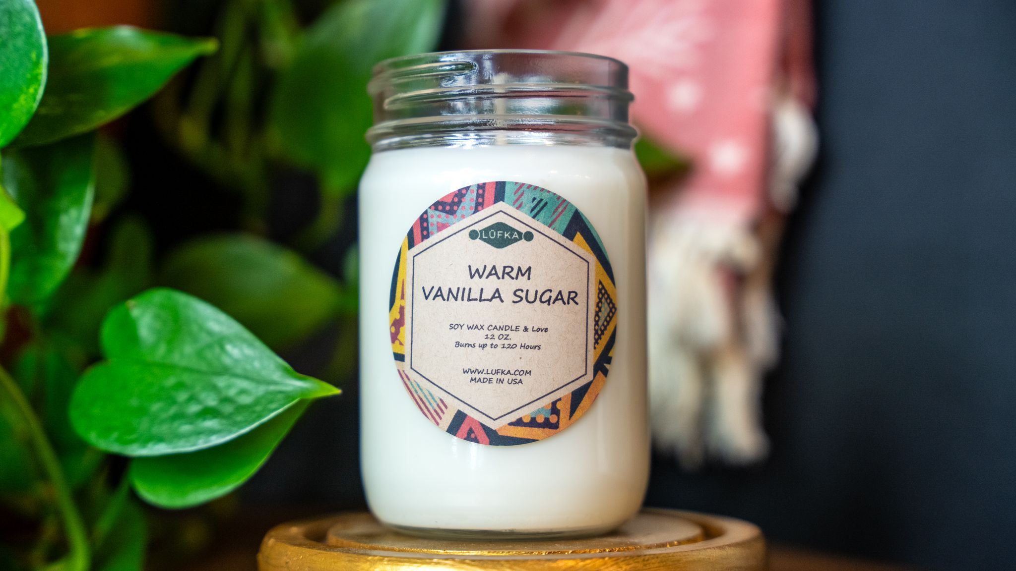 Warm Vanilla Sugar Soy Wax Candle