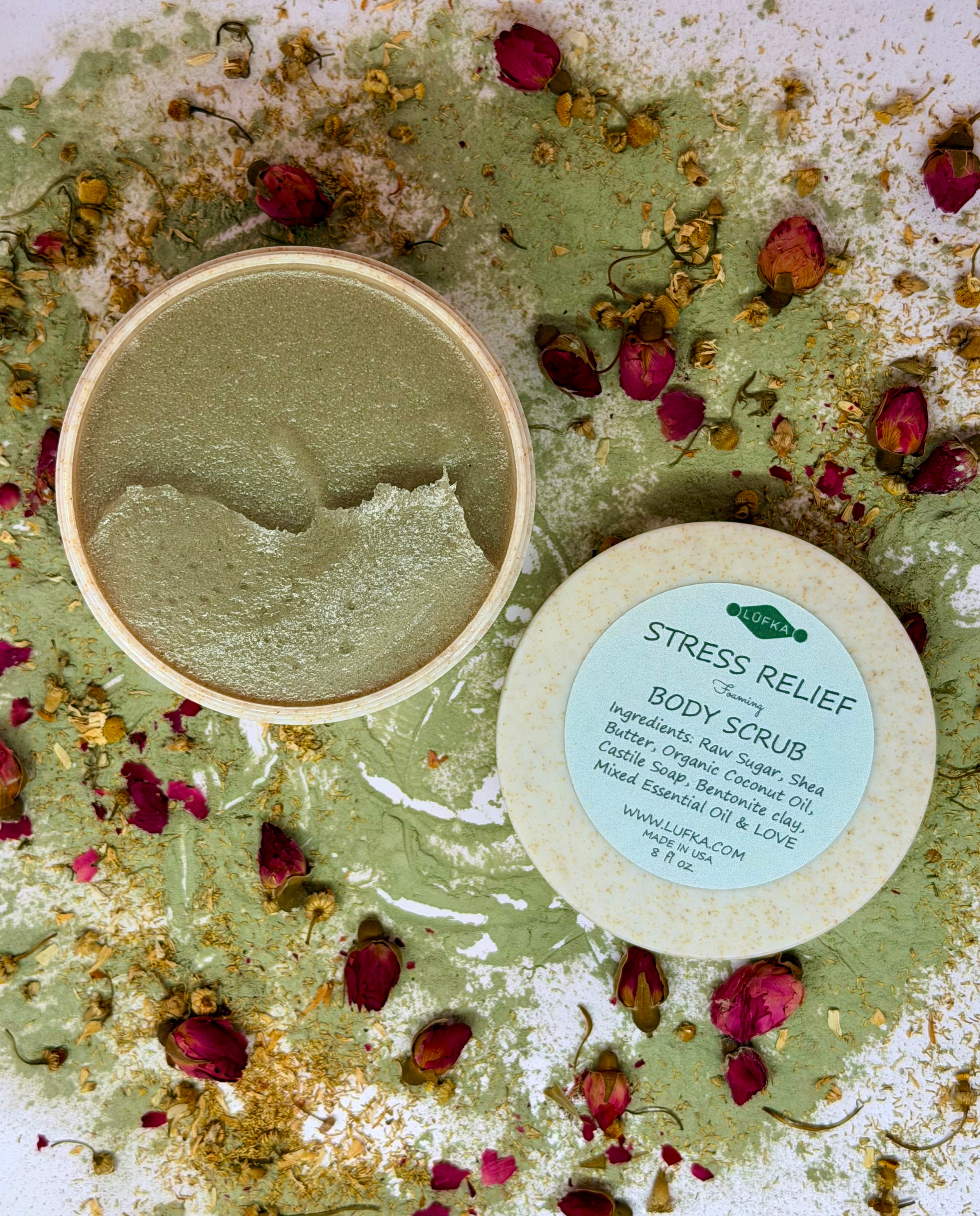 Stress Relief Foaming Sugar Scrub