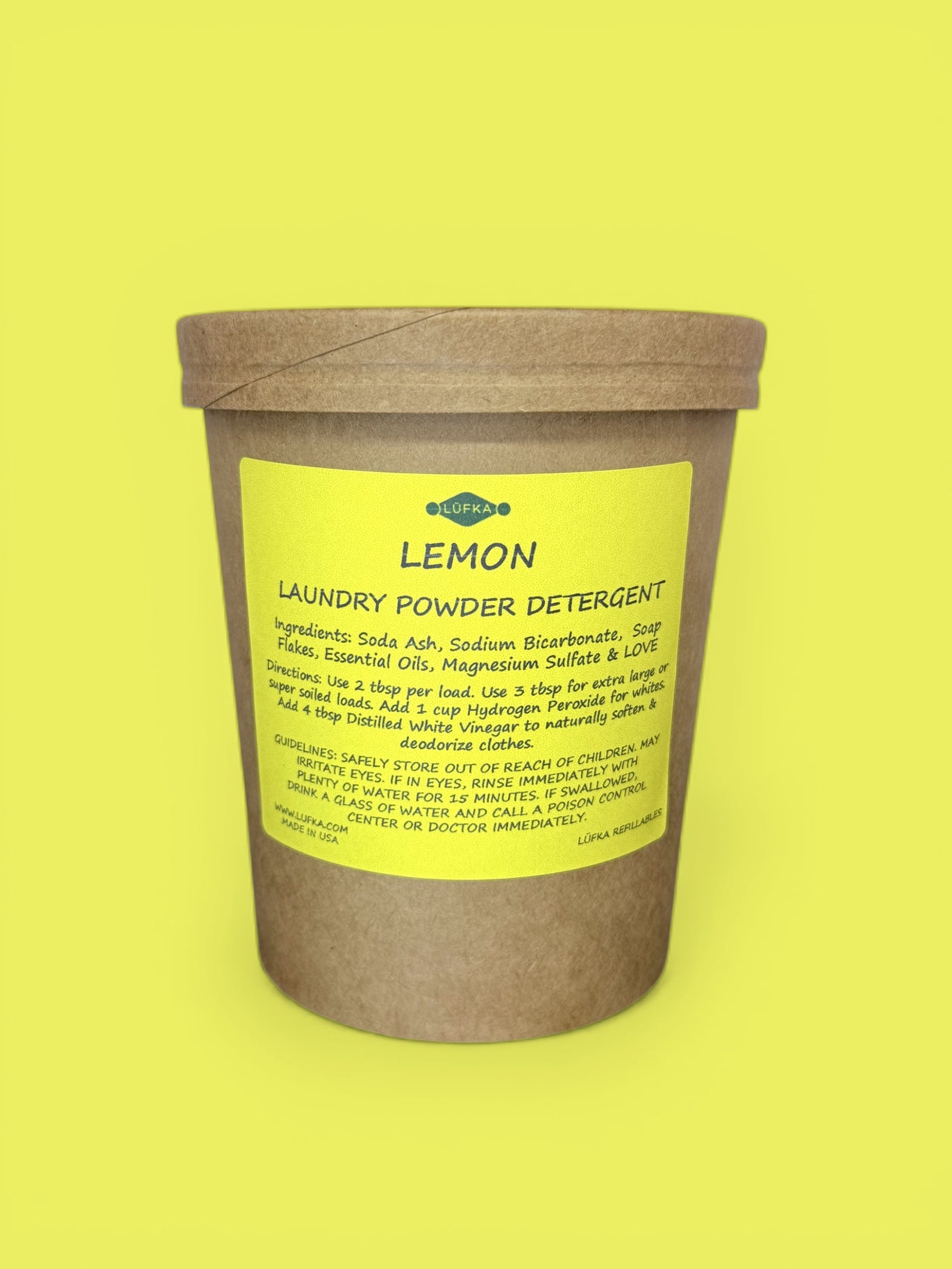 Lemon Laundry Powder – 64 Loads