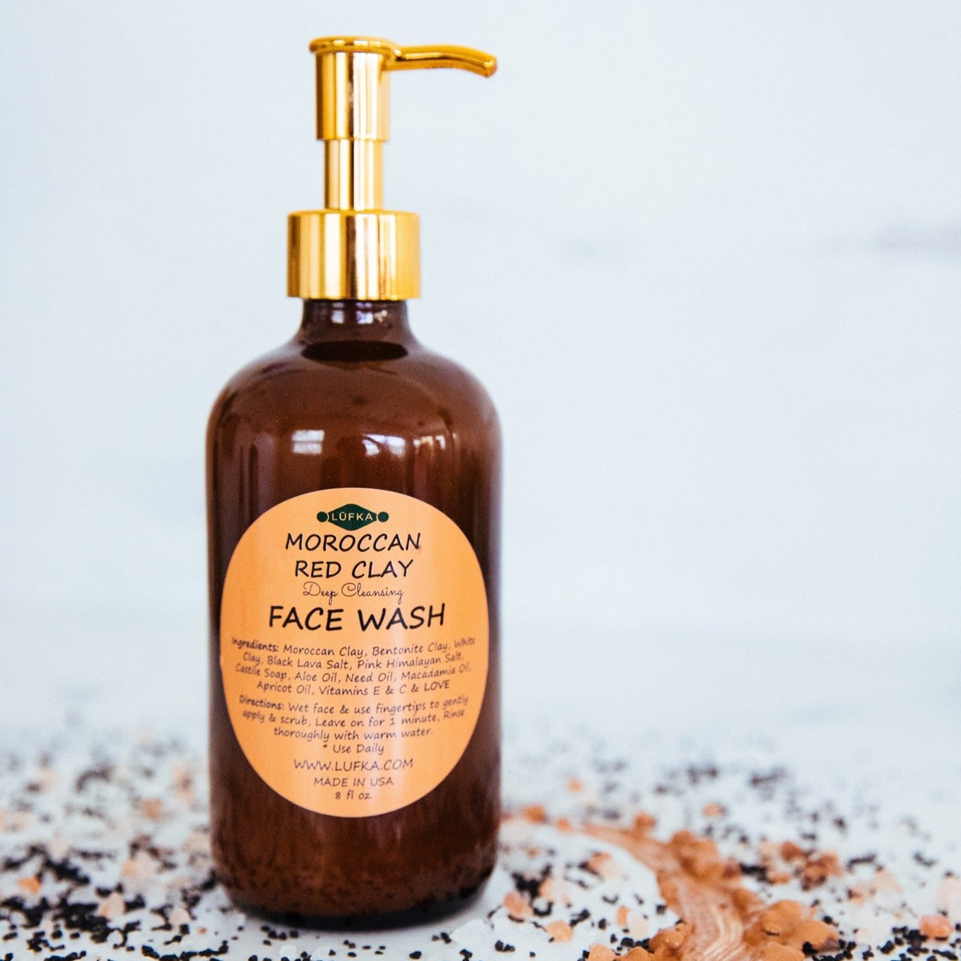 Moroccan Red Clay Deep Cleansing Face Wash