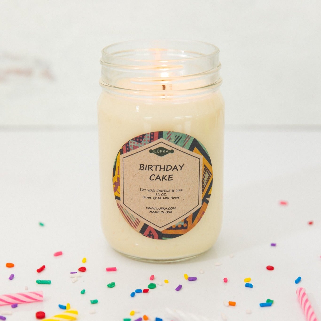 Birthday Cake Soy Wax Candle