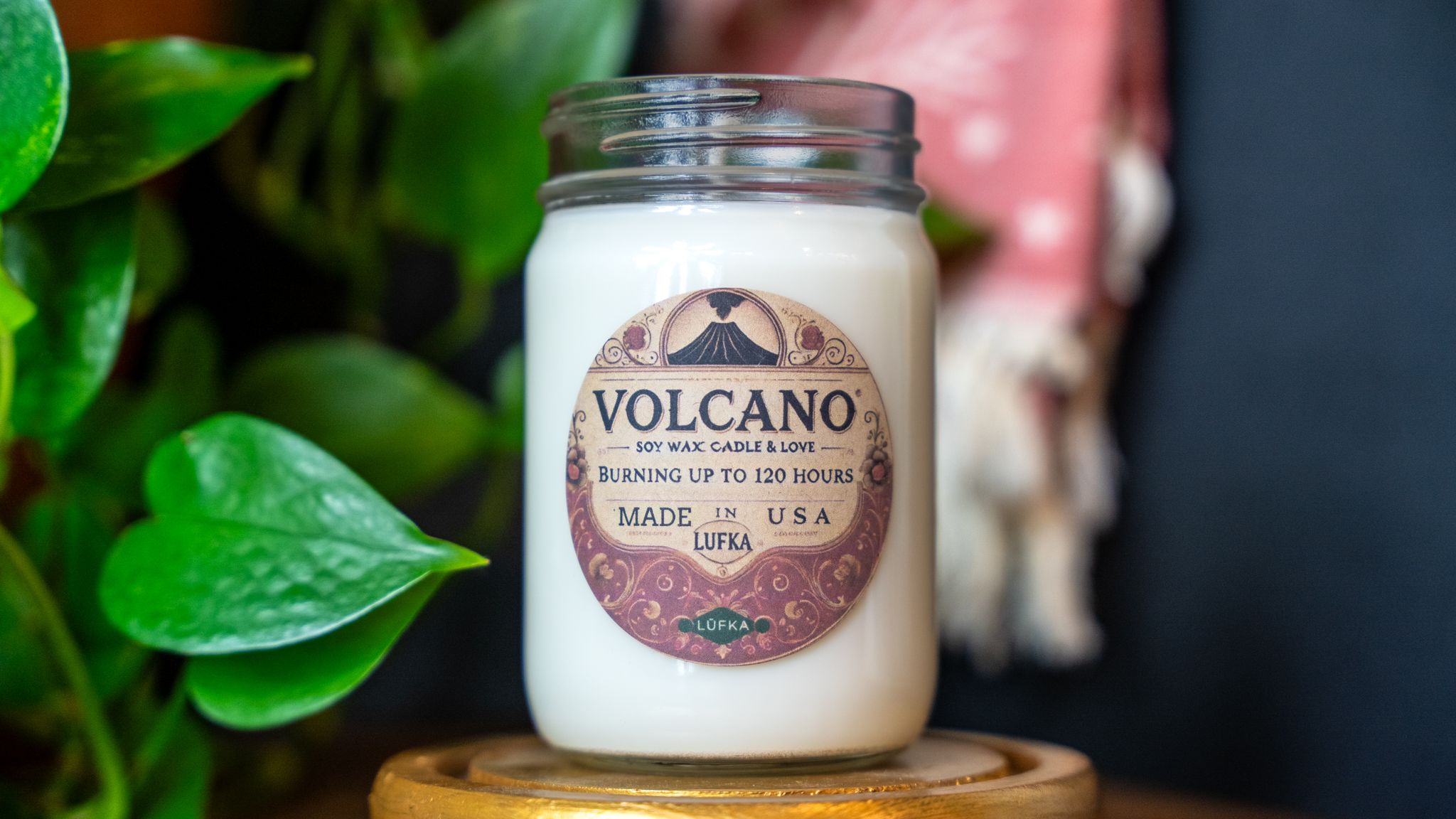 Volcano Soy Wax Candle