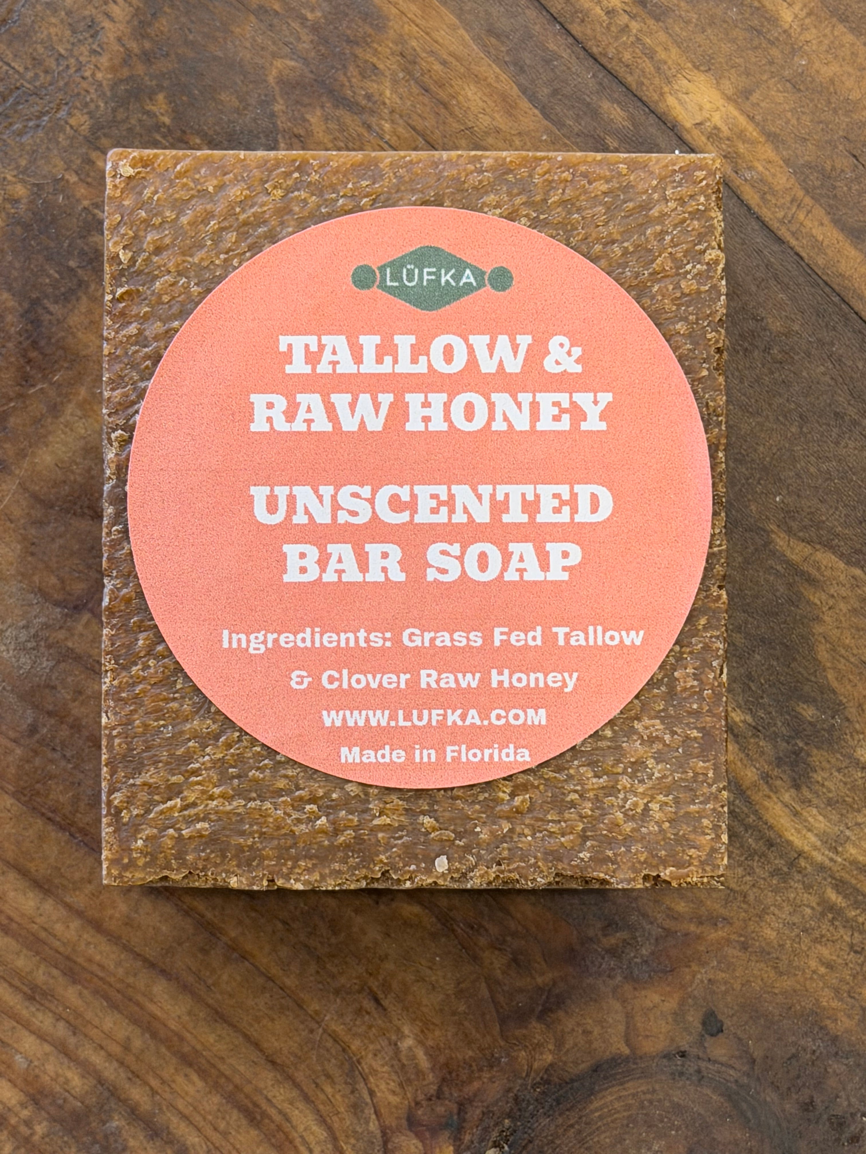 Tallow and Raw Honey Bar Soap