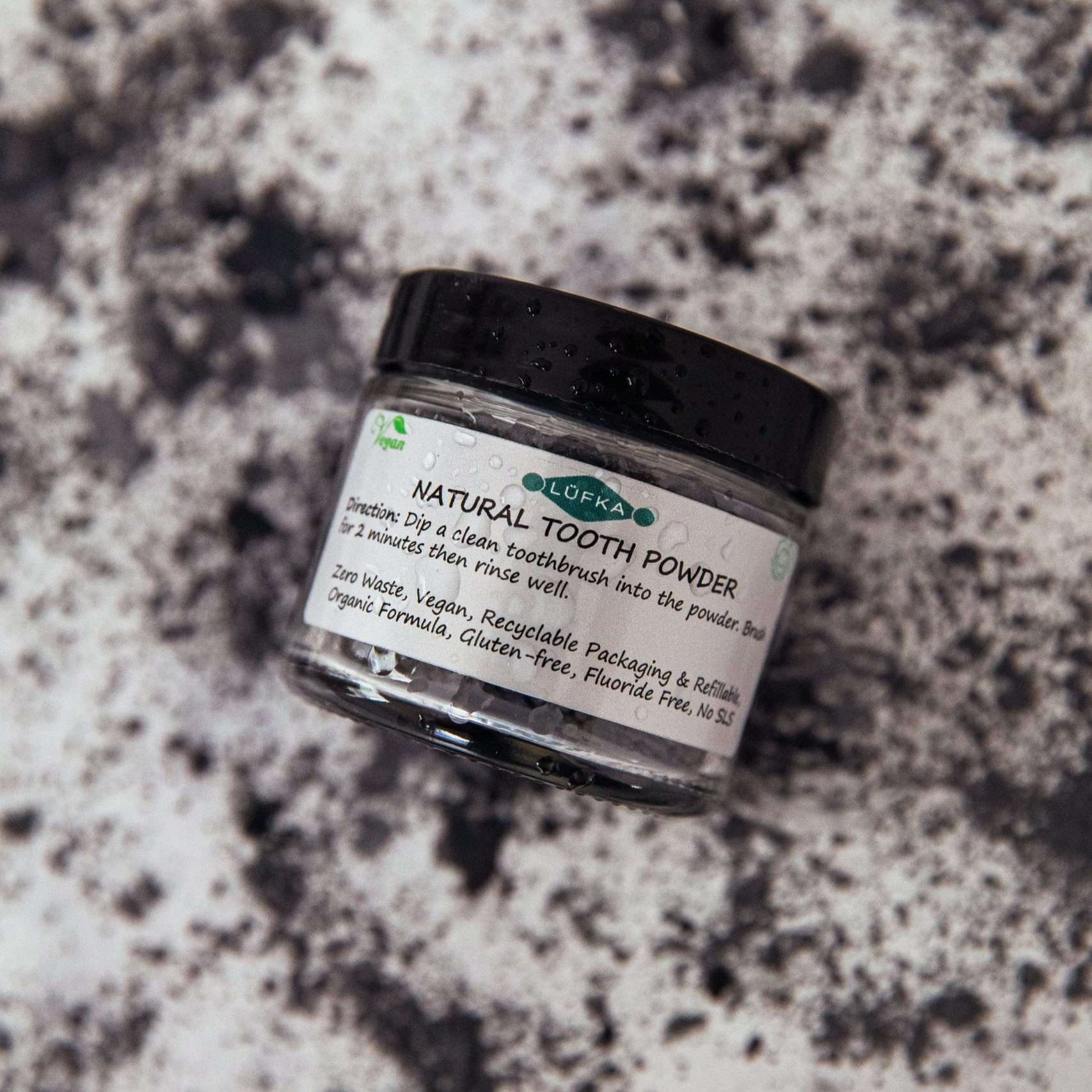 Charcoal Tooth Powder Minty Fresh – LÜFKA
