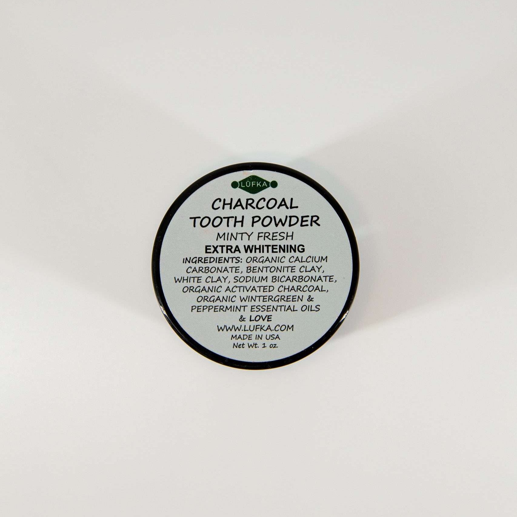 Charcoal Tooth Powder Minty Fresh – LÜFKA