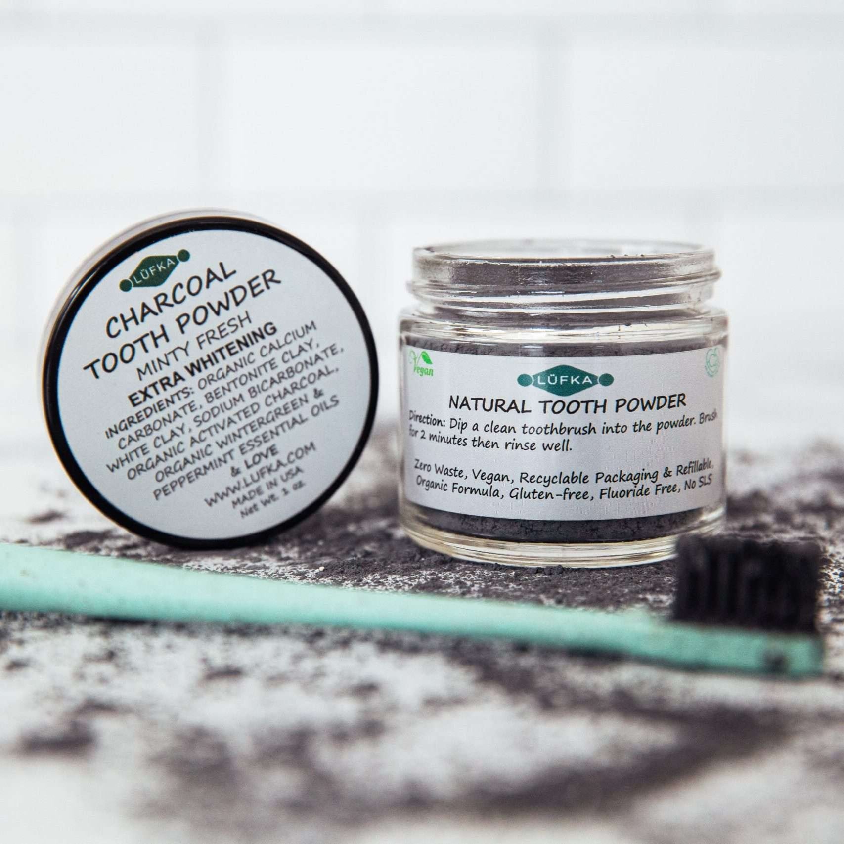 Charcoal Tooth Powder Minty Fresh