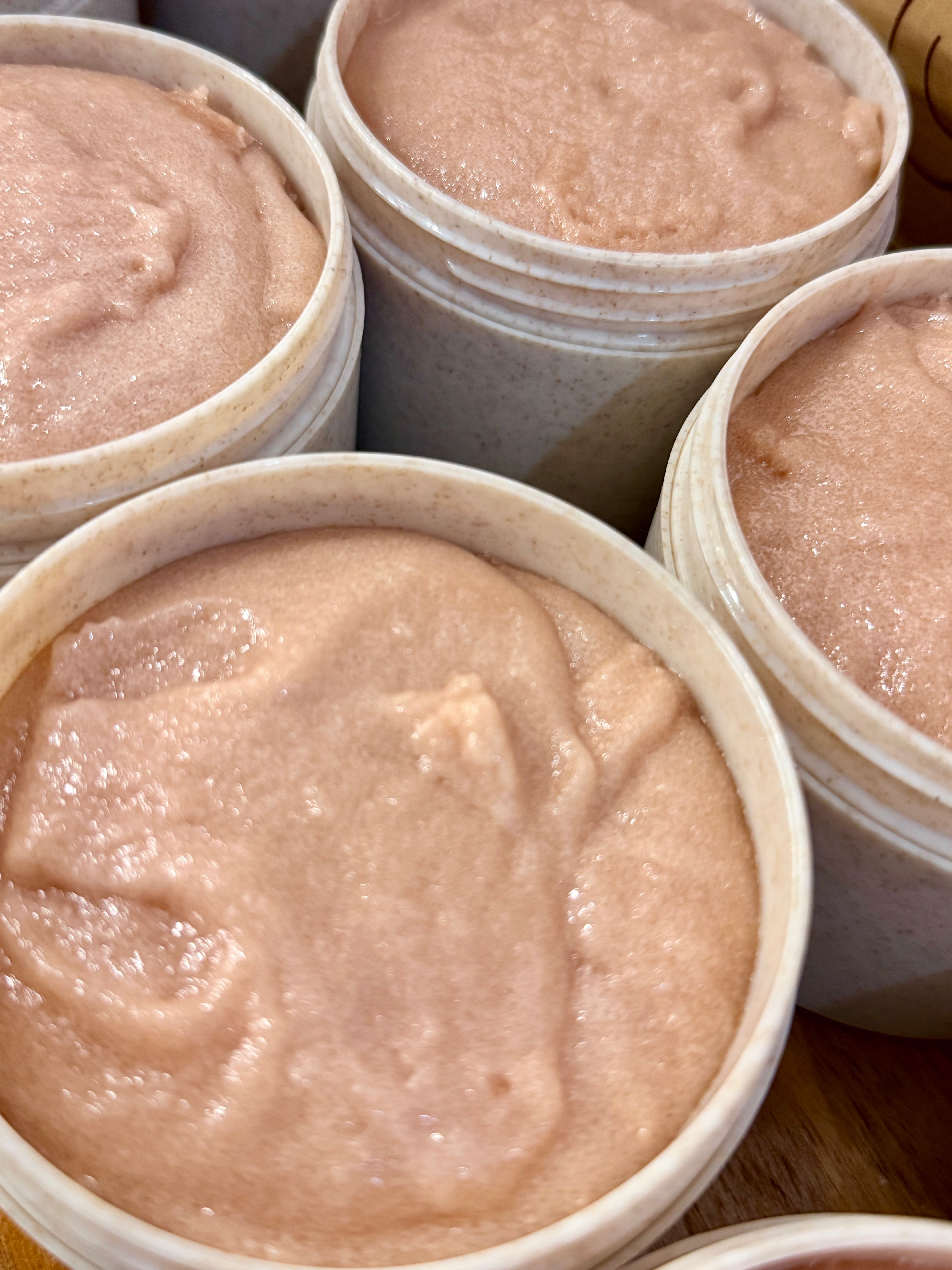 Cherry on the top foaming body scrub