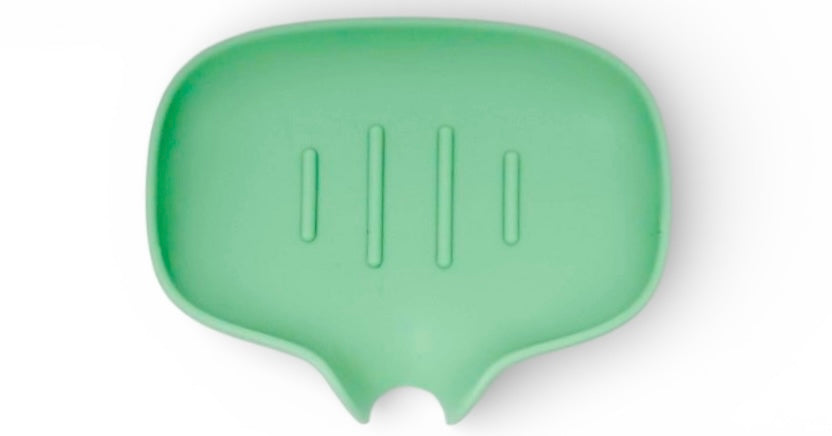 Silicon Self-draining soap dish