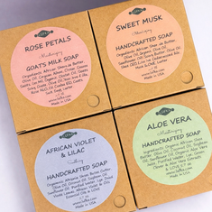The Soft Bloom 4 Handcrafted Bar Soap Collection