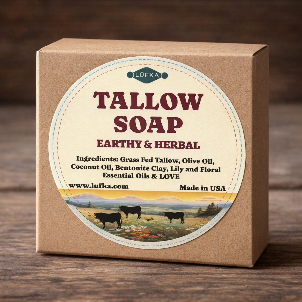 Tallow Soap Earthy & Herbal