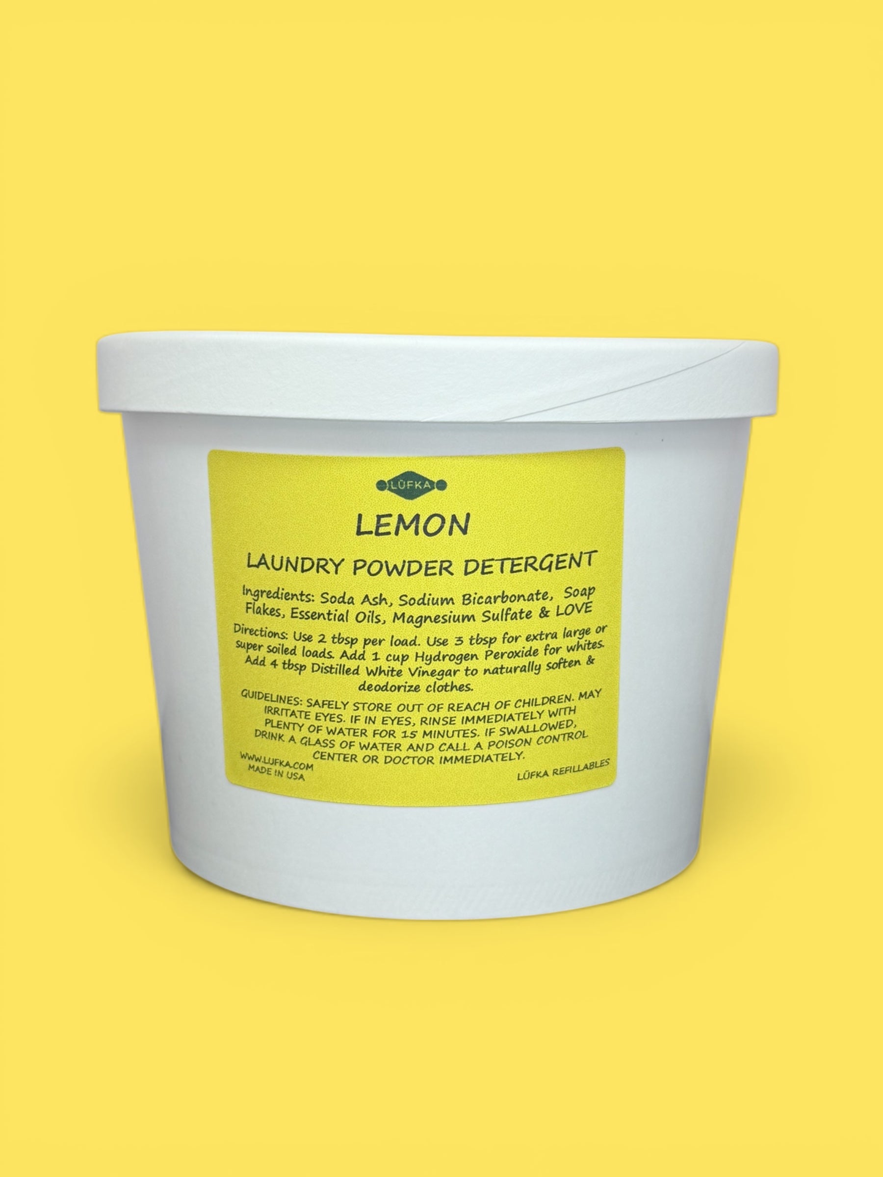 Lemon Laundry Powder – 184 Loads