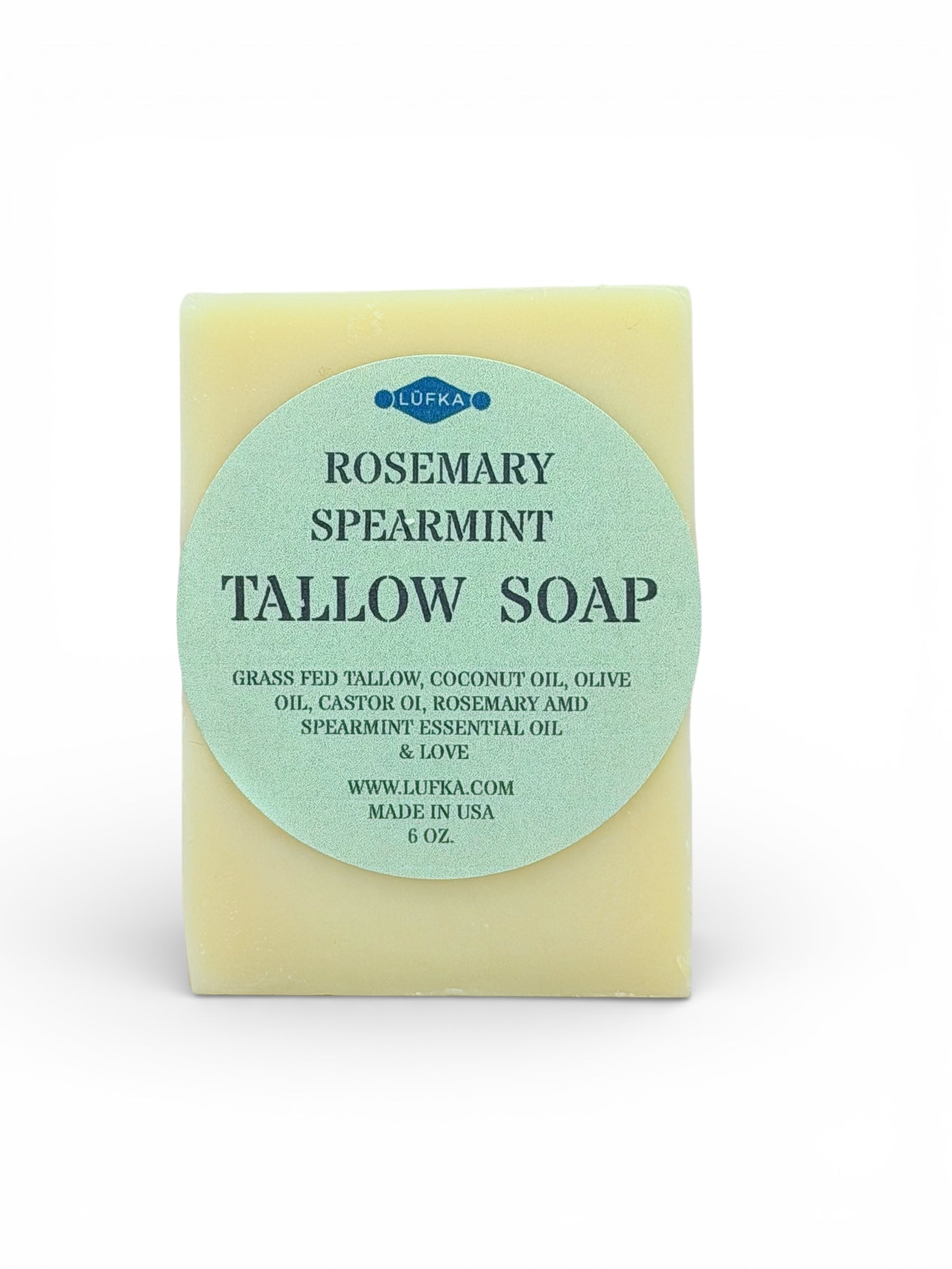 Rosemary Spearmint Tallow Soap