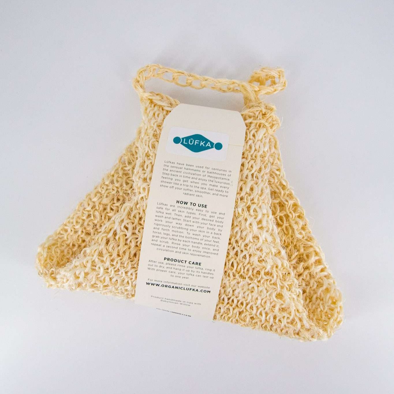 Willow Bark Vegan Exfoliating Washcloth