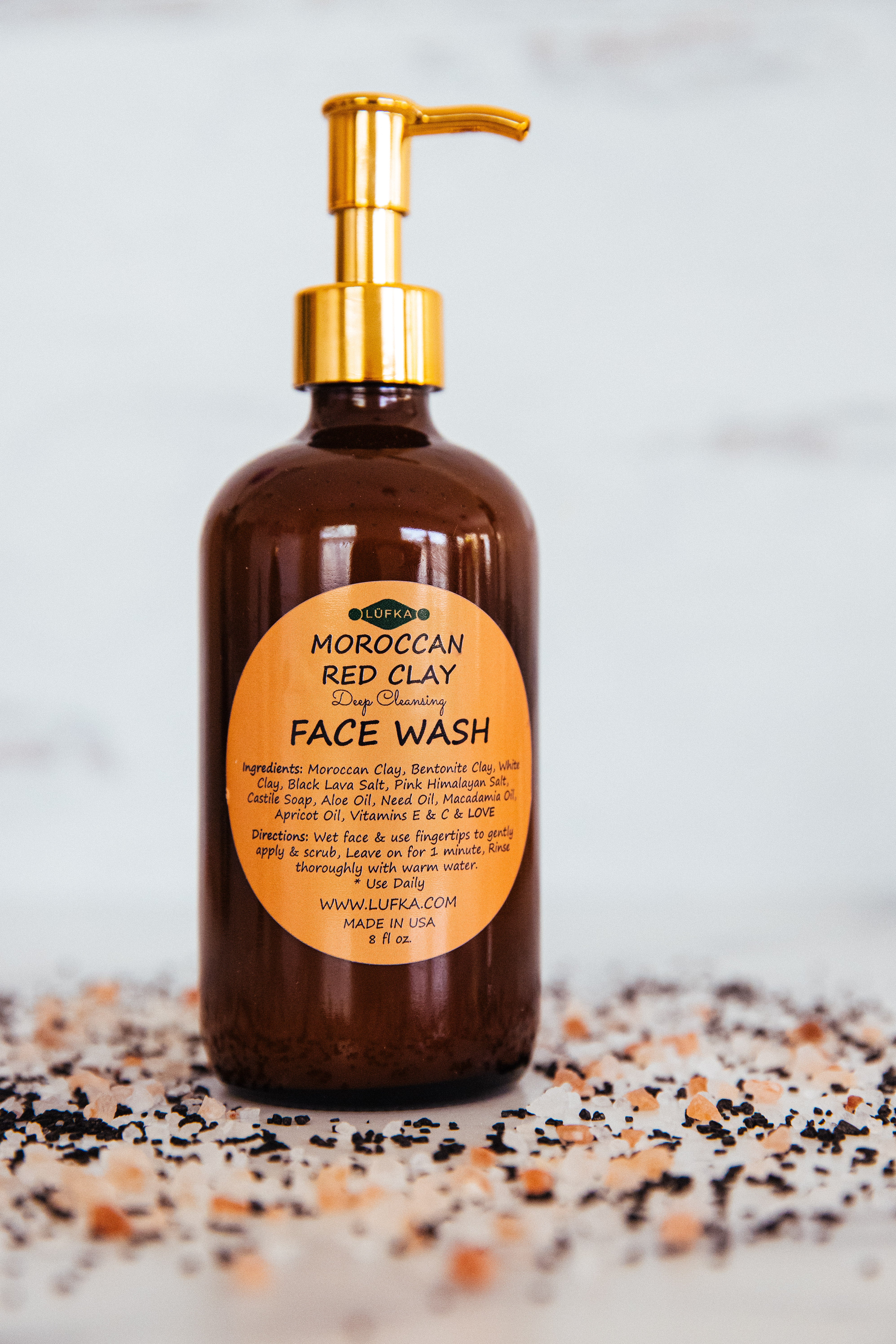 Moroccan Red Clay Deep Cleansing Face Wash