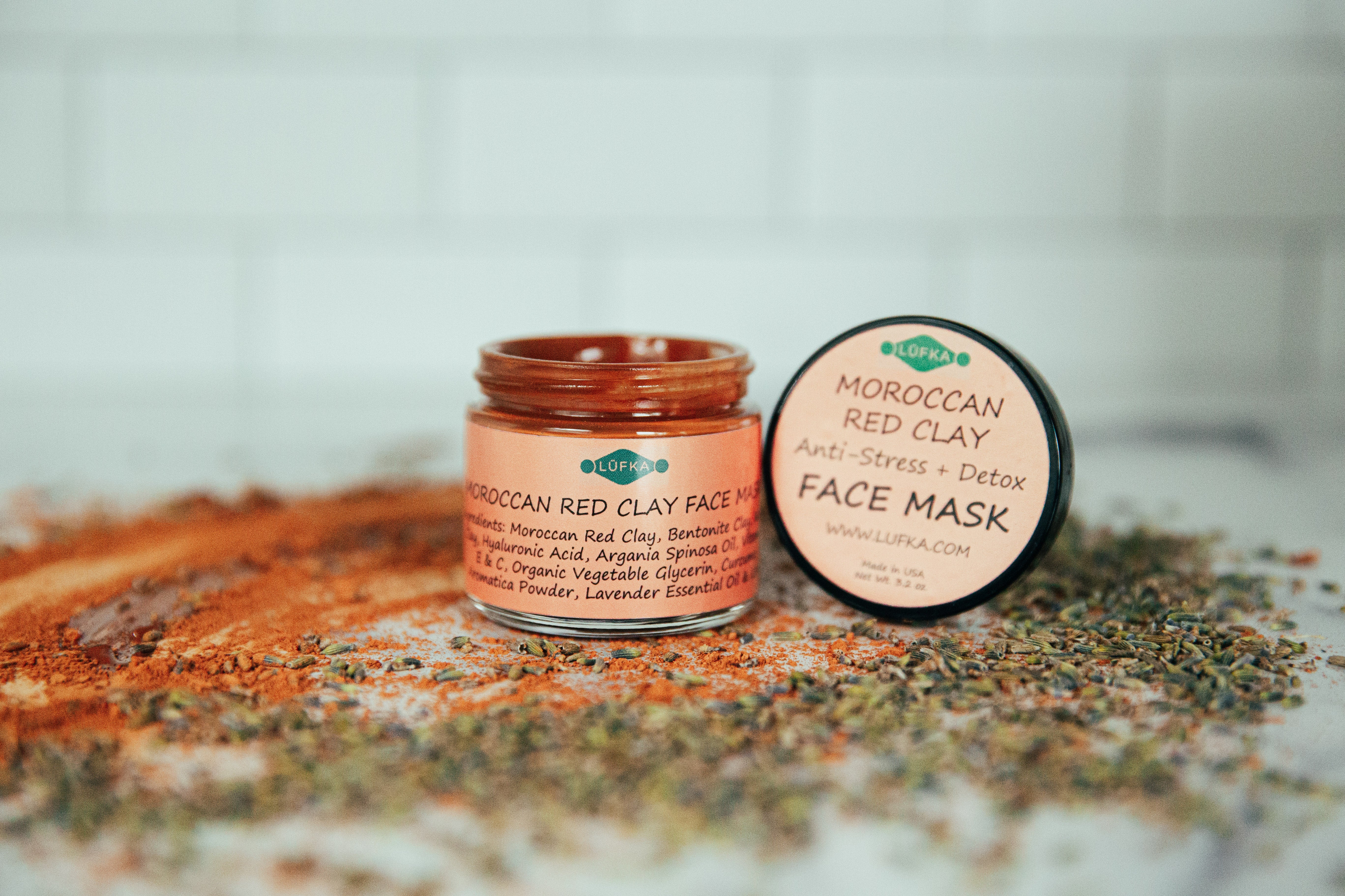 Moroccan Red Clay Face Mask