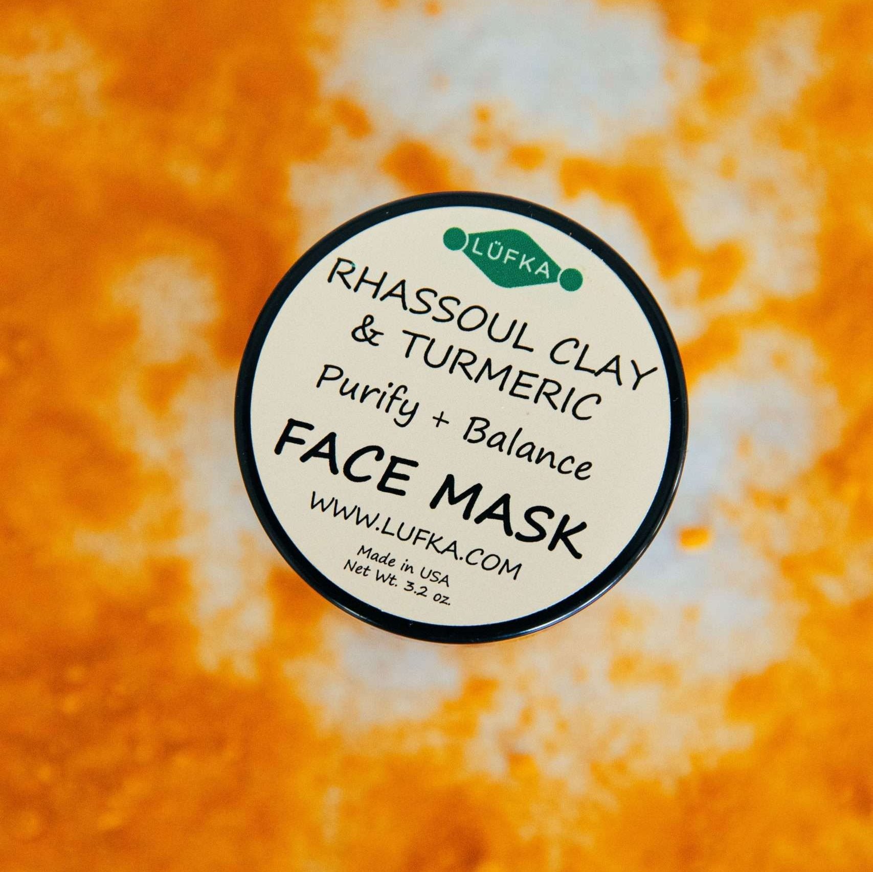 Rhassoul Clay & Turmeric Face Mask