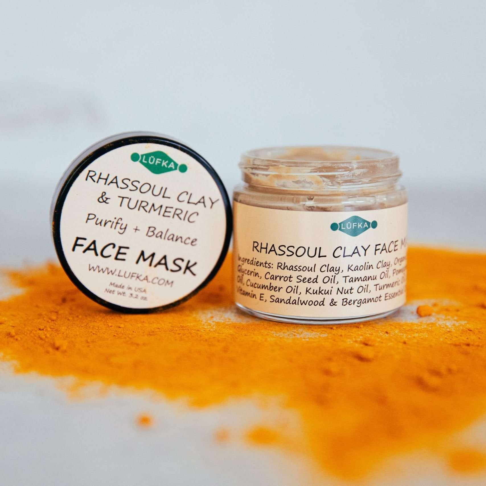 Rhassoul Clay & Turmeric Face Mask